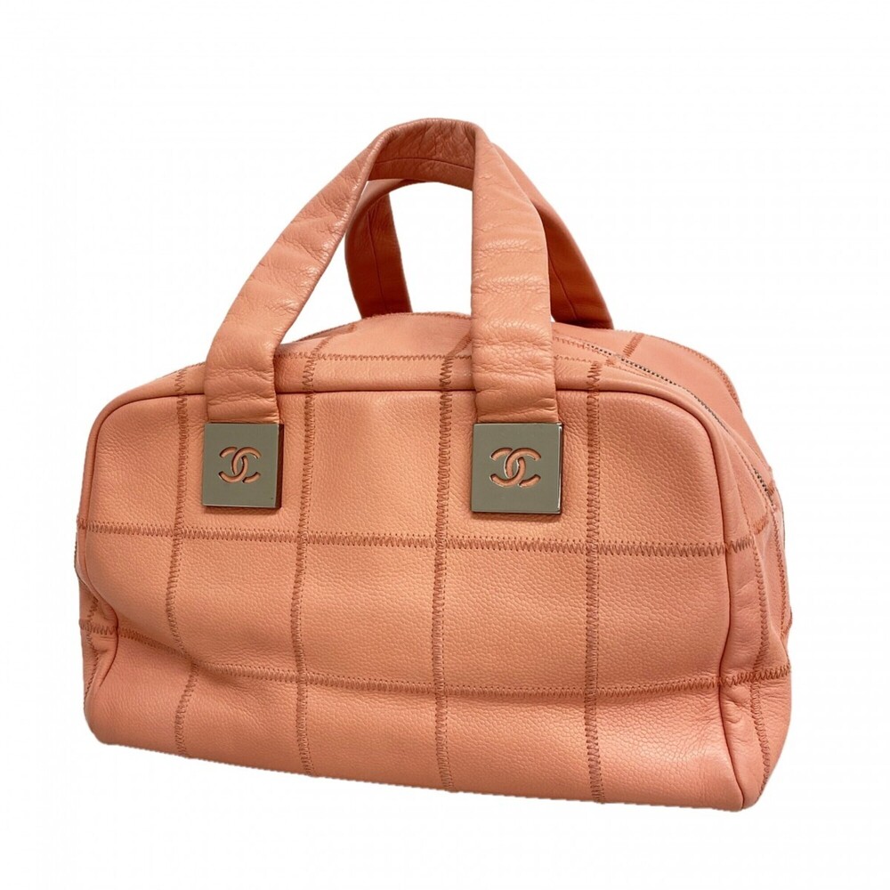 CHANEL Pink Caviar Leather Bag